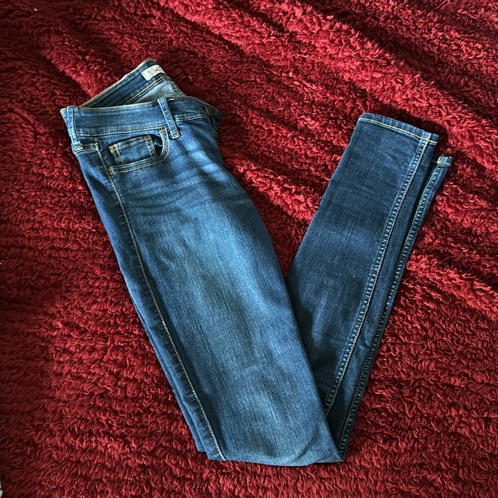 Dark non distressed Hollister Skinny Jeans